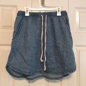 Lightweight Denim Skirt